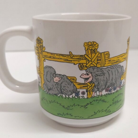 Vintage Sheep Mug - Picture 2 of 5